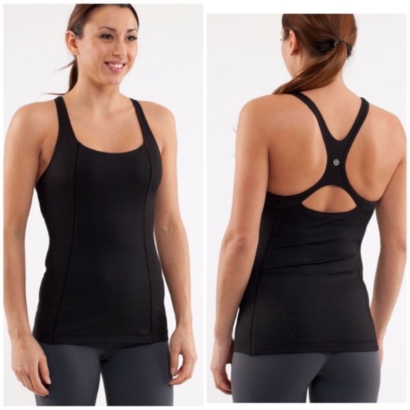 LULULEMON Get Fit Tank Cross Strap Back Top in  Black - Picture 9 of 9